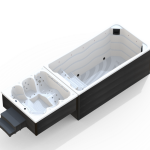 Spa de Nage Bi-Zone mouv'spa