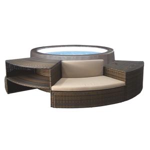 Spa semi-rigide NetSpa Vita Premium + Mobilier (5 éléments)