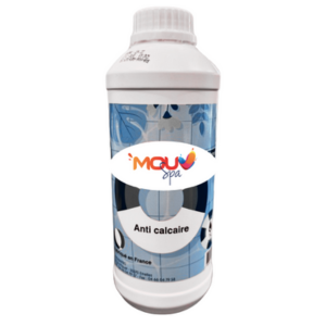 Anti-Calcaire pour Spa et Piscine - 1L - Formule Concentrée et Biodégradable - Prévention et Élimination des Dépôts de Tartre - Compatible Tous Traitements d’Eau - Protection Longue Durée des