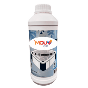 Anti-Mousse pour Spa et Piscine - 1L - Formule Concentrée et Biodégradable - Élimination Rapide de la Mousse - Compatible Tous Systèmes de Filtration - Respect des Équipements et de l’Environ