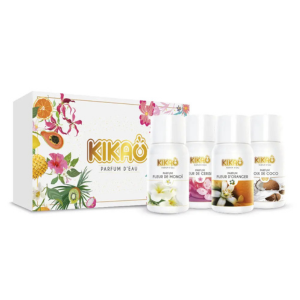 Coffret 4 Parfums pour Spa, Bain et Piscine - 4x125 ml - Formule Non Moussante et Non Grasse - Compatible Tous Équipements - Sans Huiles Essentielles - Expérience Relaxante Multisensorielle