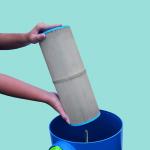 Lave-Filtre pour Spa - Nettoyage Profond et Rapide - Jets Puissants, Ergonomique - Compatible Filtres Standards - 25x10x5 cm, 0,3 kg