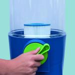 Lave-Filtre pour Spa - Nettoyage Profond et Rapide - Jets Puissants, Ergonomique - Compatible Filtres Standards - 25x10x5 cm, 0,3 kg