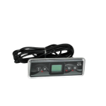 Clavier Mouv Spa k300 Gecko – Panneau de Commande Intuitif pour Spas Toutes Tailles – Écran LCD Lumineux 144x36,6 mm – Gestion Température, Pompes et Éclairage – Compact, Étanche et Durable –