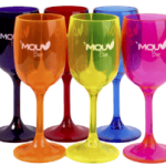 Lot de 6 Verres Mouv'Bar Incassables - 350 ml, Design Élégant et Résistant, Matériau Acrylique Anti-Chocs, Compatibles Lave-Vaisselle, Idéal pour Piscines, Spas et Réceptions