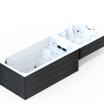 Spa de Nage Bi-Zone mouv'spa